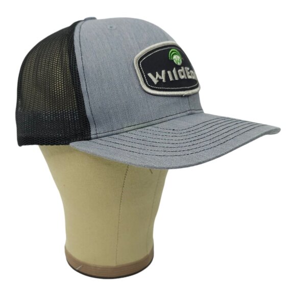 WildEar Patch Snapback Cap Back Mesh Trucker Baseball Hunter Protection Hat Gray - Picture 3 of 13